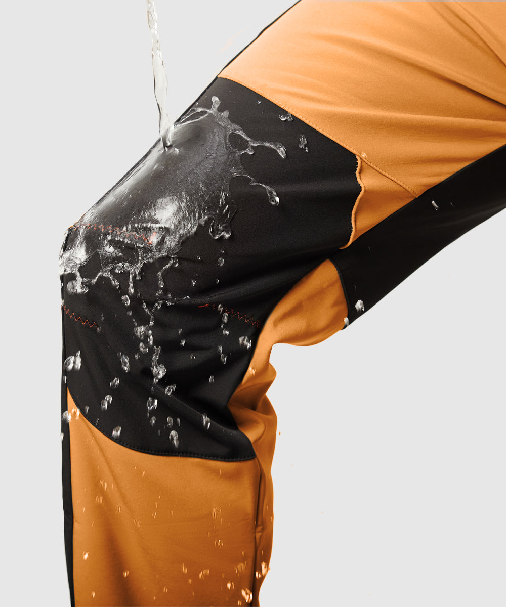 Men's Water-Resistant Fleece-Lined Snow Ski Pants, waist detail