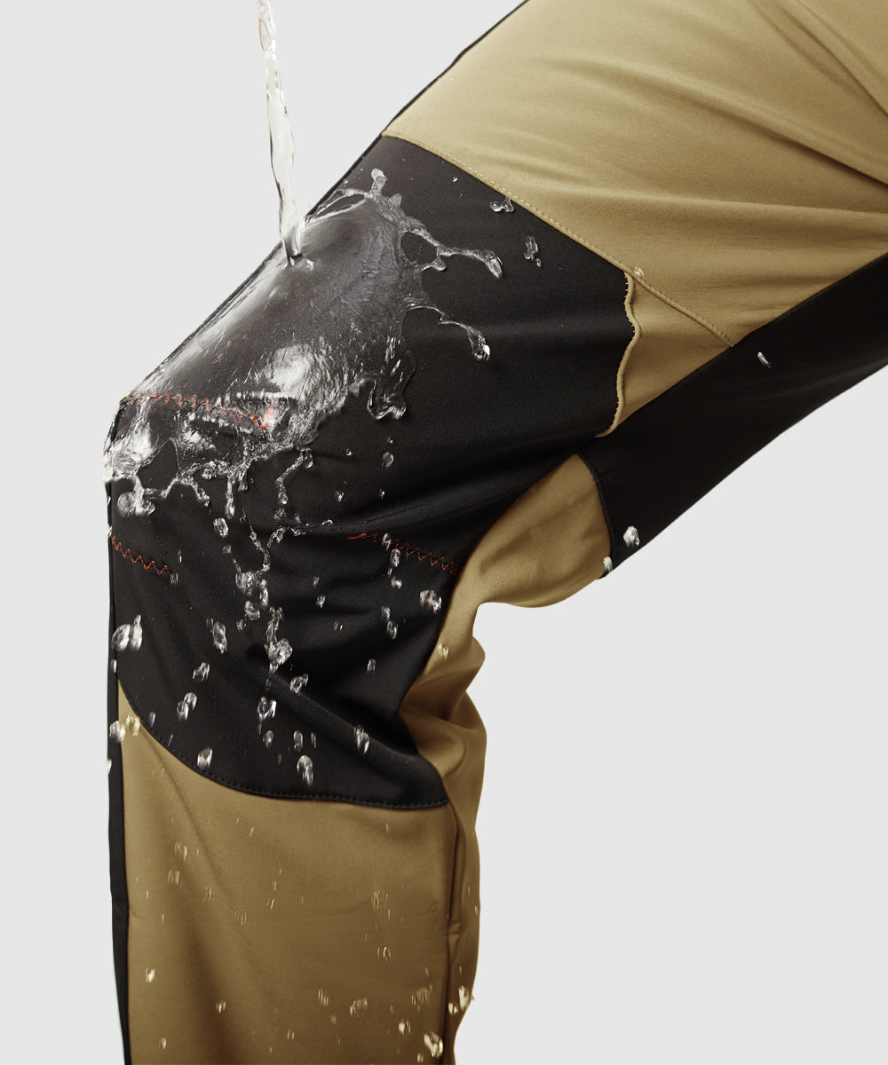 Men's Water-Resistant Fleece-Lined Snow Ski Pants, waist detail