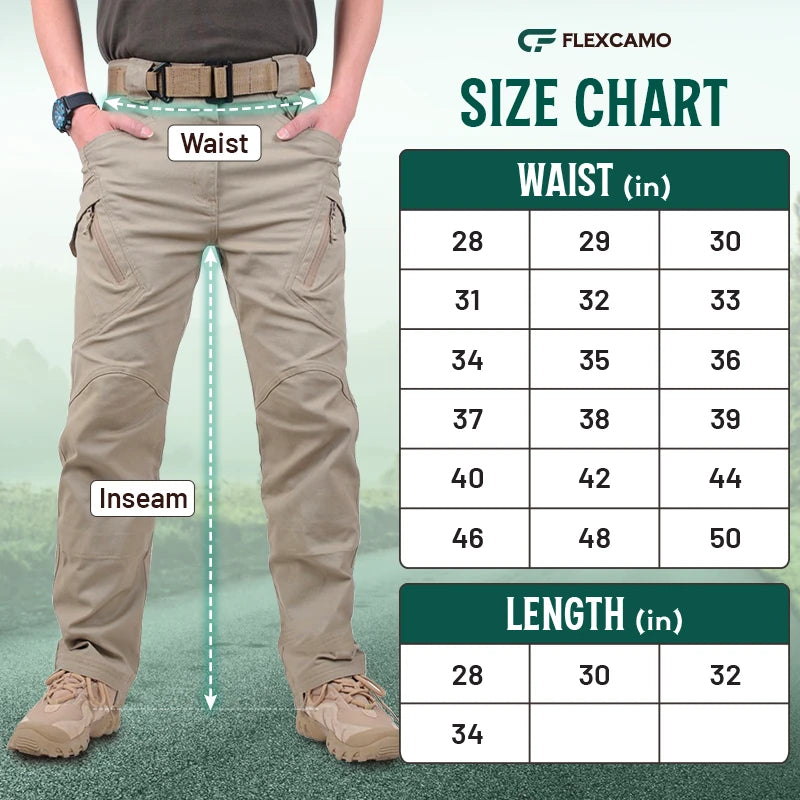 FlexCamo - Tactical Waterproof Pants