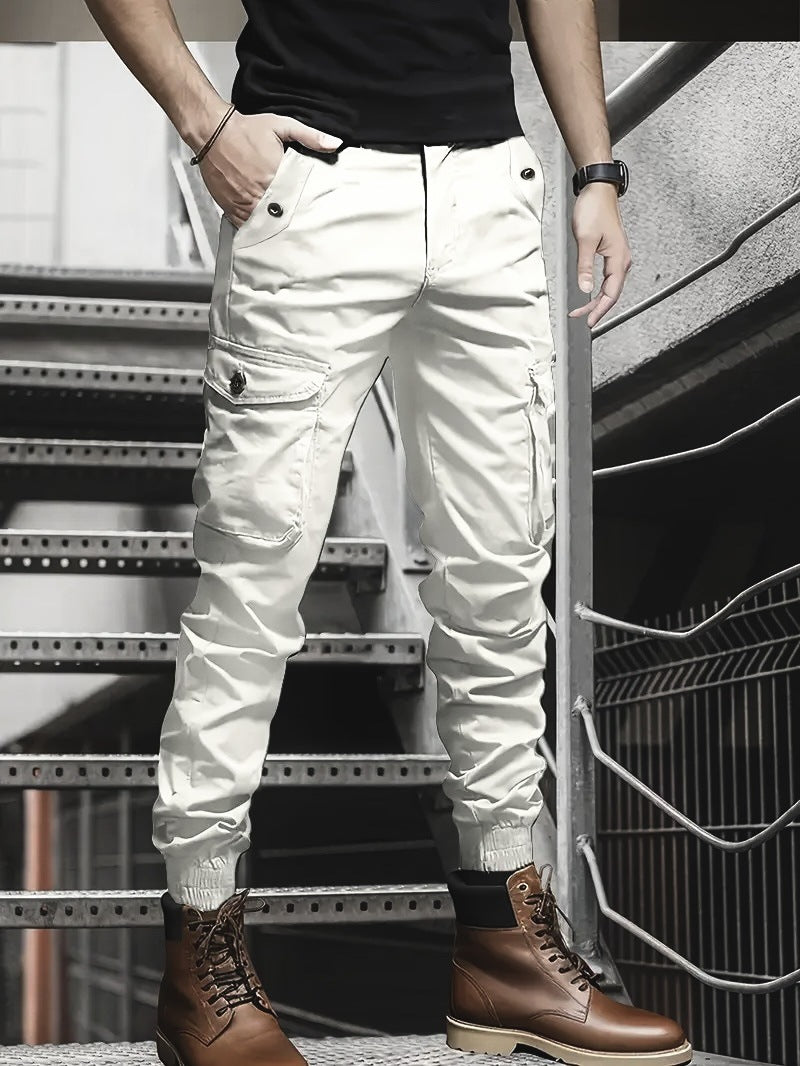 Men's Multi-Color Cargo Joggers Tactical Workwear