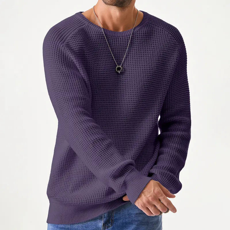 Men's Crewneck Sweater - Soft Casual Pullover