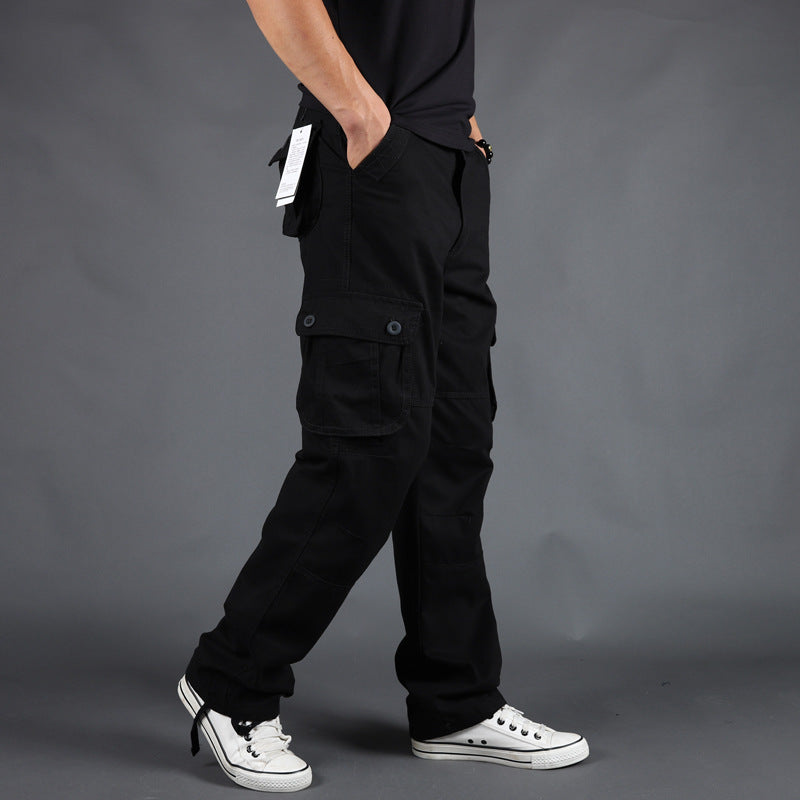 Men's Loose Multi-Pocket Cargo Pants