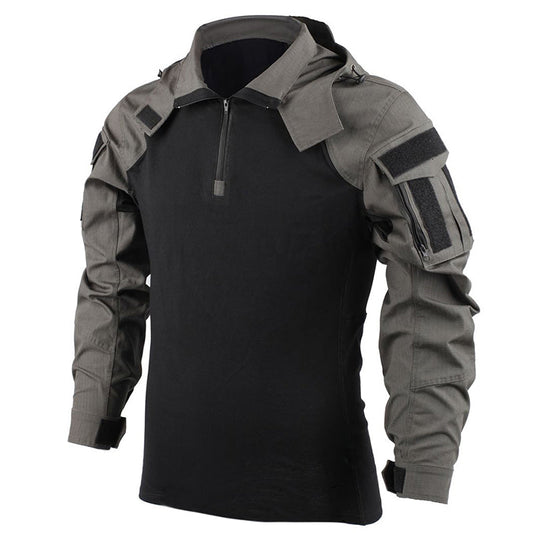 Kangoo Outdoor Cool Hooded Long Sleeve Men's T-shirt