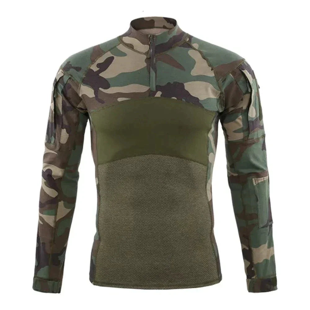 Elbrus Quick-Dry Thermal Long Sleeve Hiking Shirt, detail view