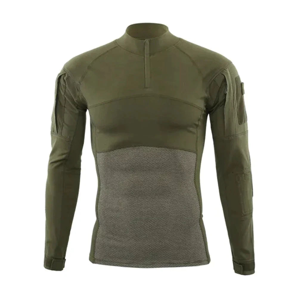 Elbrus Quick-Dry Thermal Long Sleeve Hiking Shirt, size and color chart