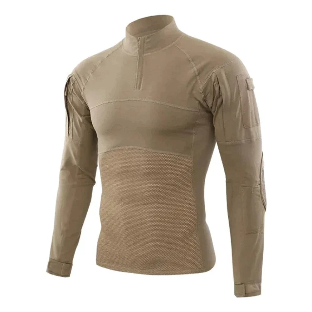 Elbrus Quick-Dry Thermal Long Sleeve Hiking Shirt, pocket detail