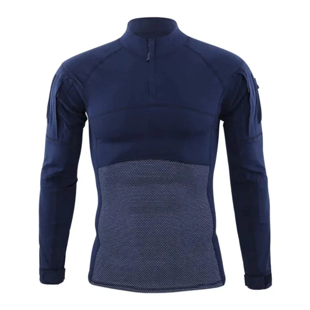 Elbrus Quick-Dry Thermal Long Sleeve Hiking Shirt, waist detail