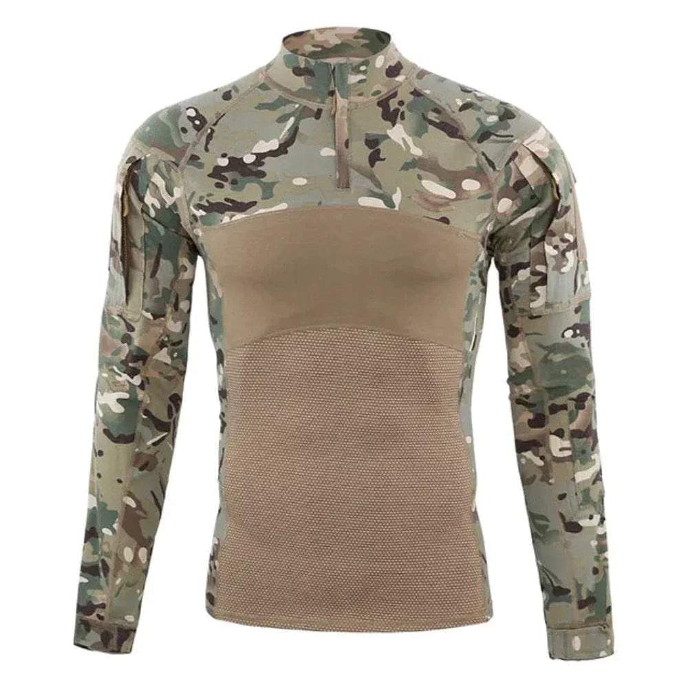 Elbrus Quick-Dry Thermal Long Sleeve Hiking Shirt, front view