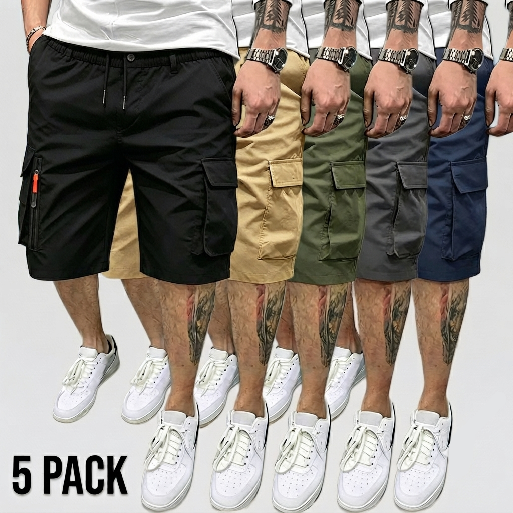 The Go-To Cargo Shorts 1/5 pack