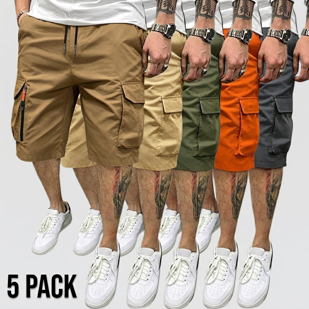 The Go-To Cargo Shorts 1/5 pack