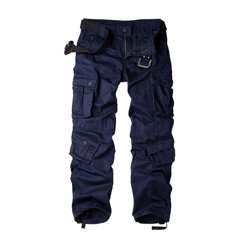 Men's Camo Multi-Pocket Cargo Pants, front view