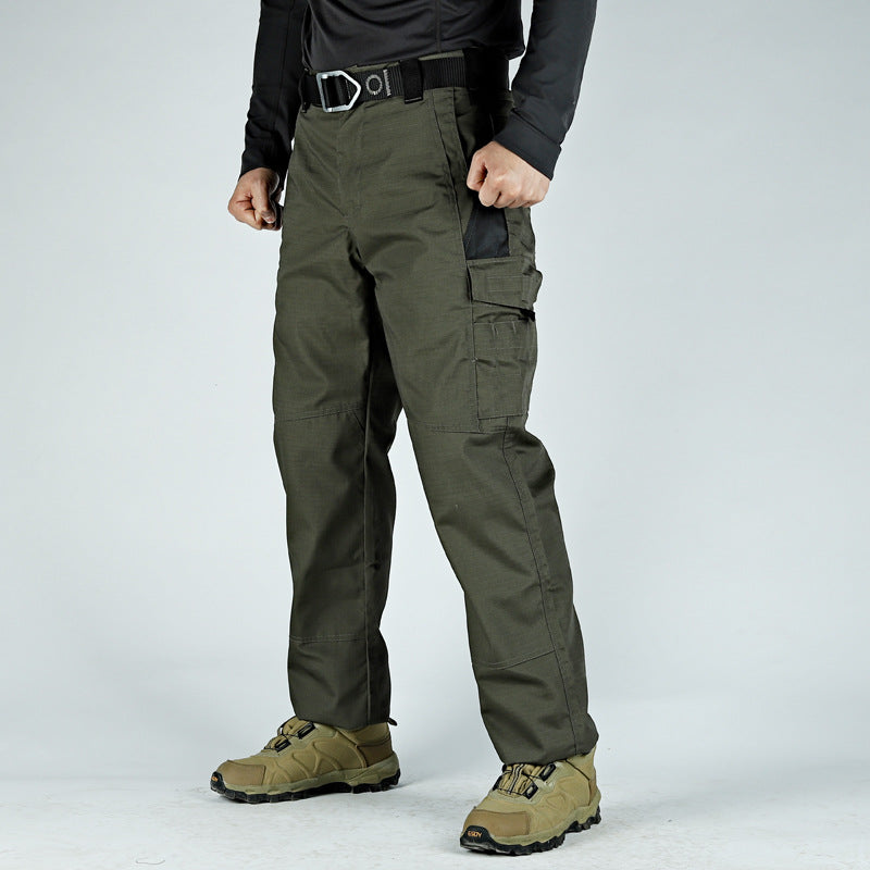 Men's Wear-Resistant Multi-Pocket Outdoor Training Pant, fabric detail