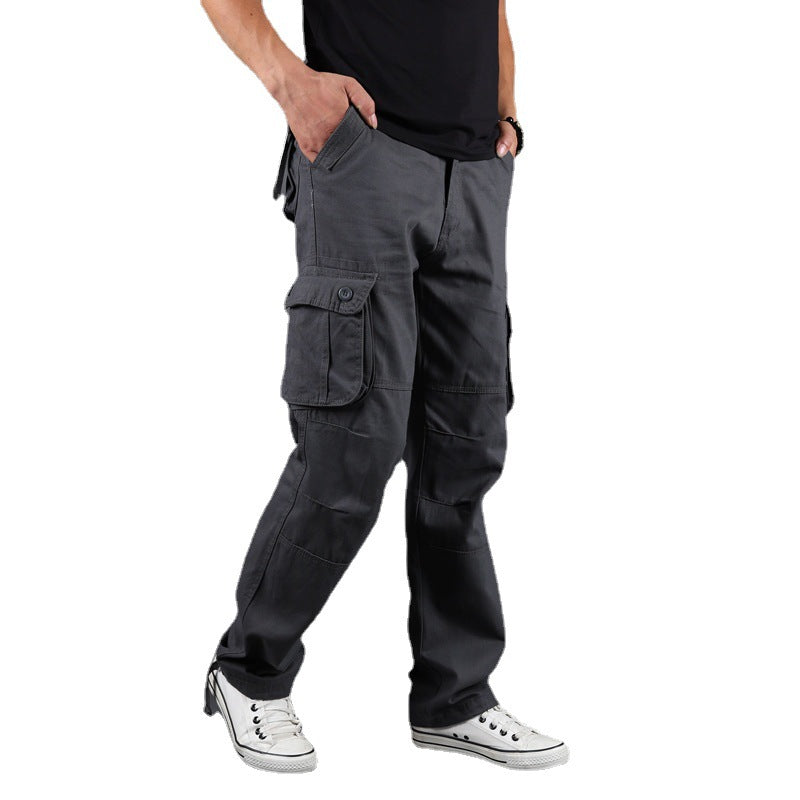 Men's Loose Multi-Pocket Cargo Pants