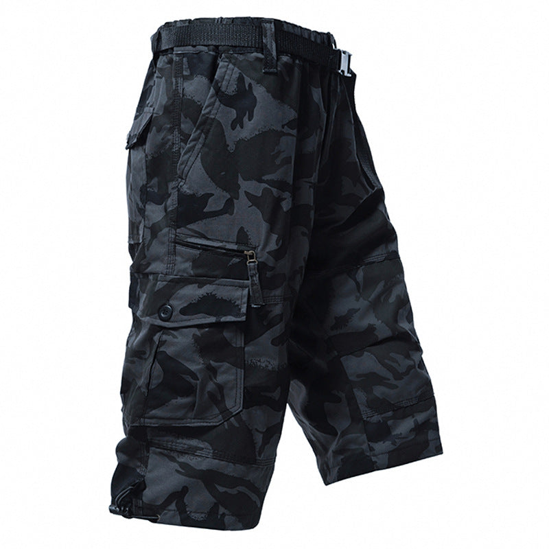 Men's Multi-Pocket Outdoor Cargo Shorts, color options