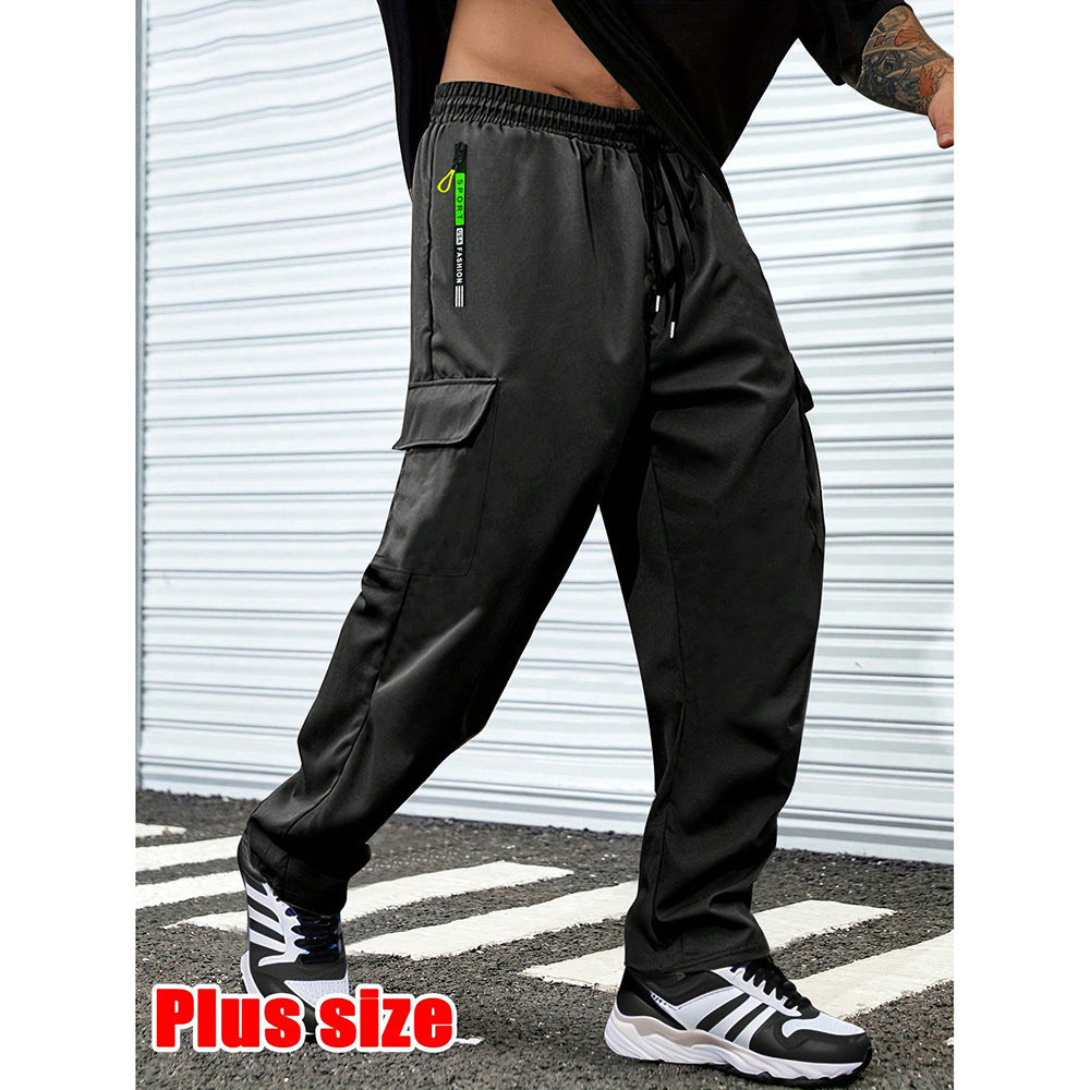 Men's Loose Straight-Leg Workwear Casual Pants