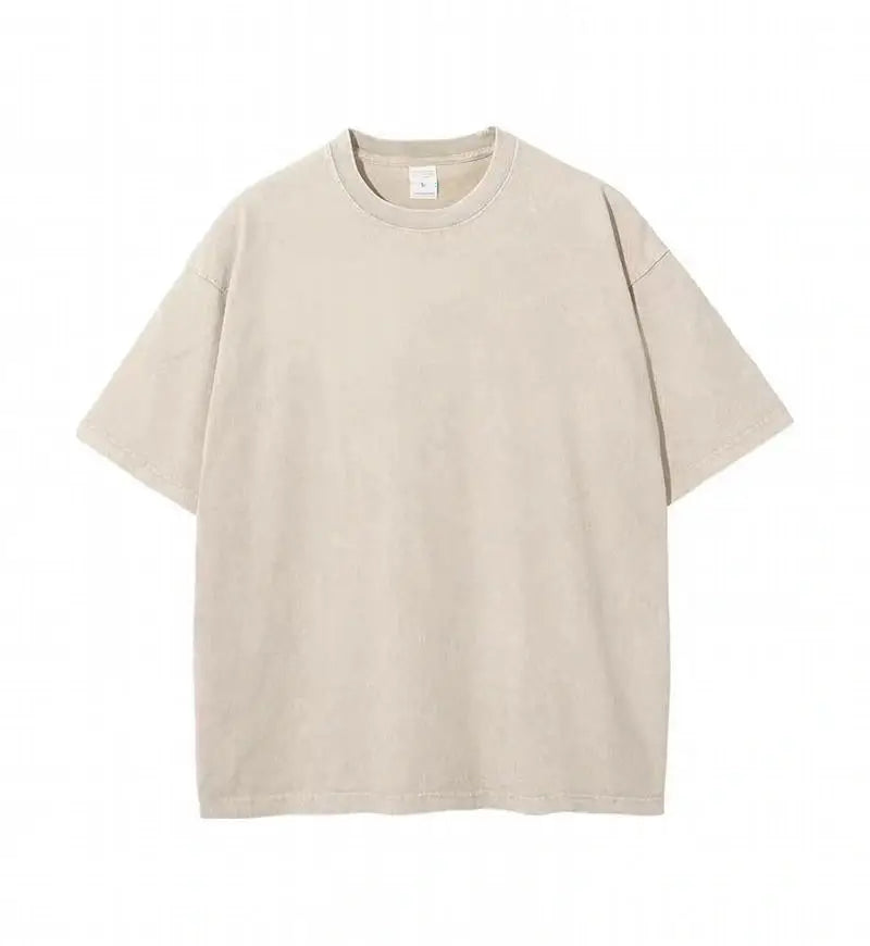 1/4 Pack Oversized Tshirts Unisex Gym Vintage Heavyweight T Shirts Cottonn