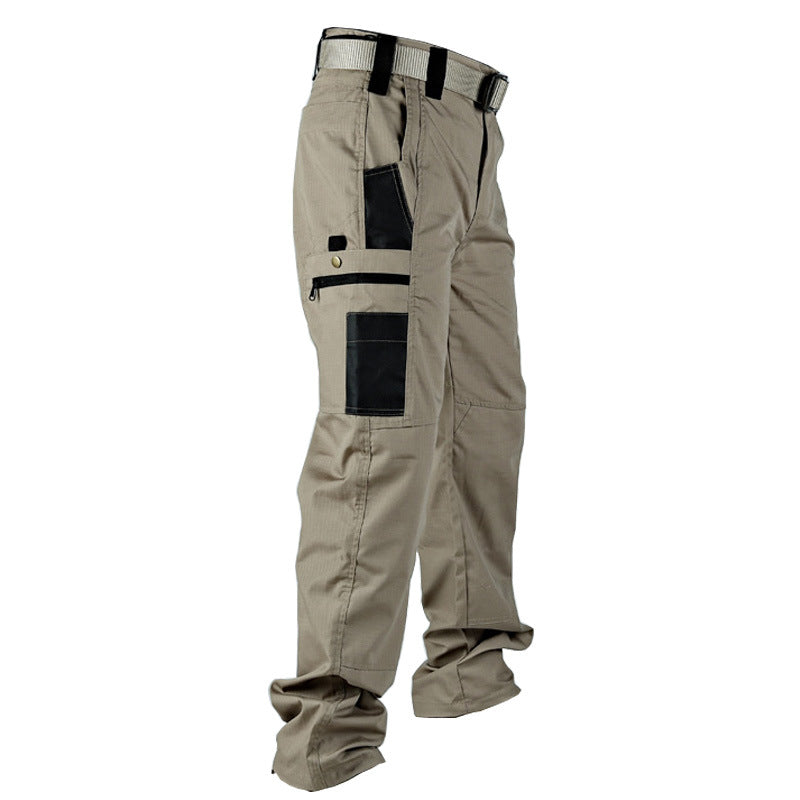 Men's Wear-Resistant Multi-Pocket Outdoor Training Pant, front view