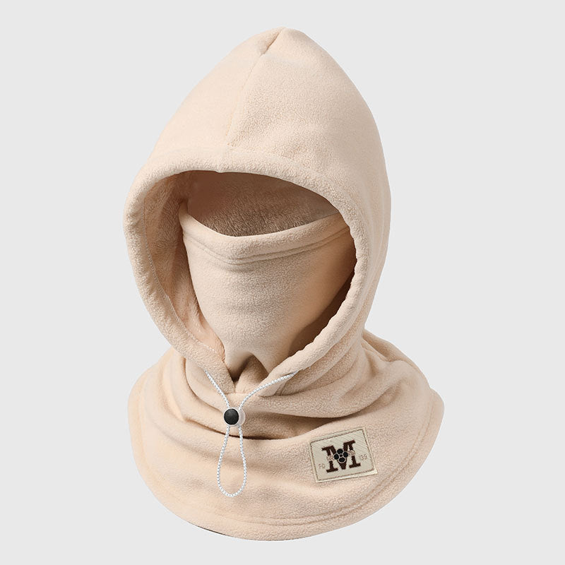 One-piece Flannel Warm Mask Hat for Cycling