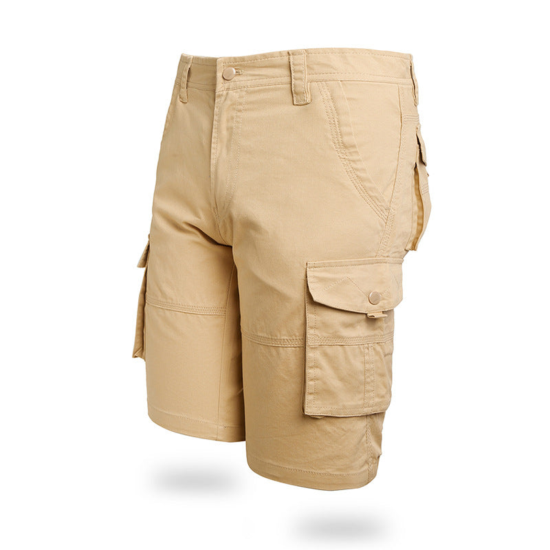 Men's Outdoor Camouflage Cargo Shorts, front view