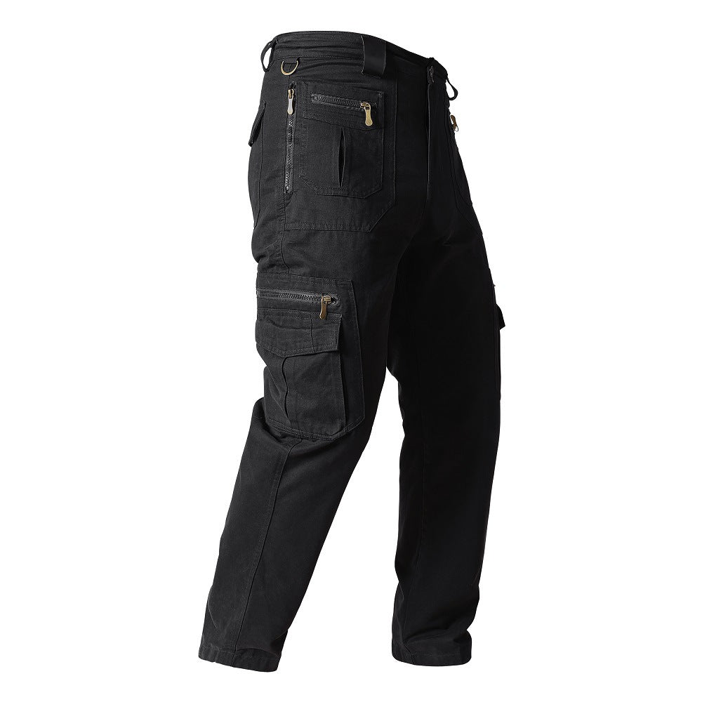 Men's Multi-Pocket Breathable Outdoor Pants, fit view