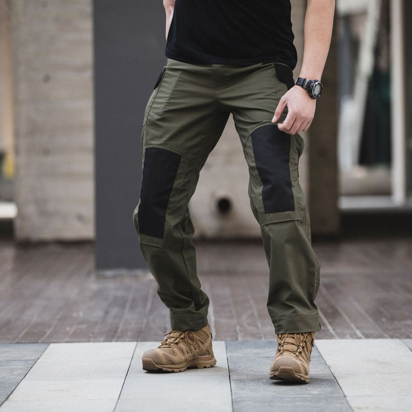Men's Waterproof Ripstop Tactical Cargo Pants