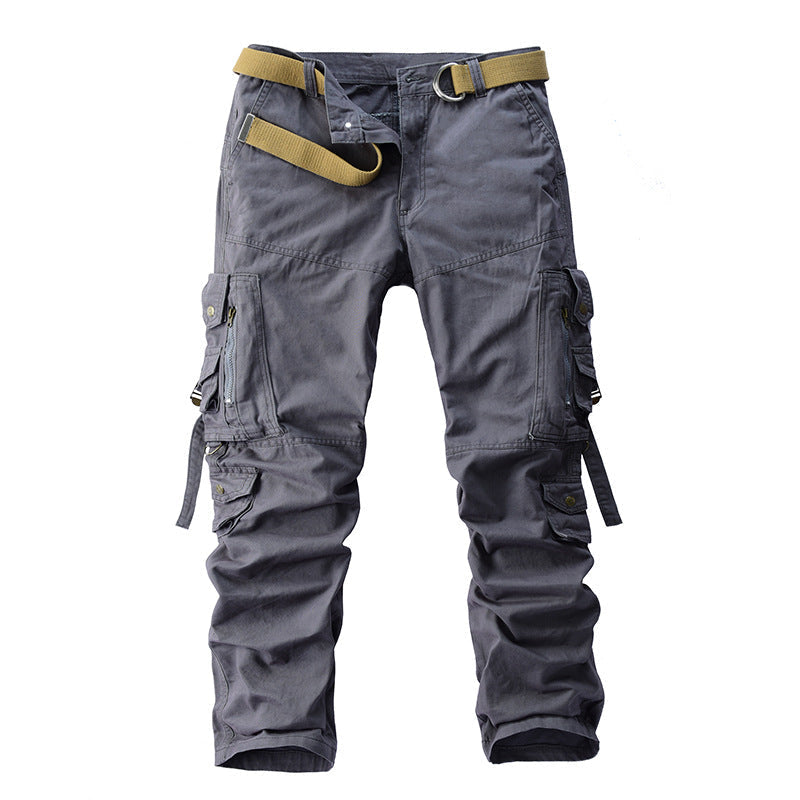 Men's Multi-Pocket Outdoor Cargo Pants, front view