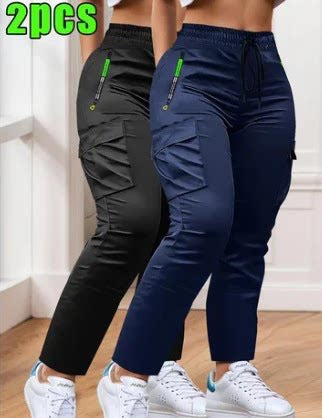 Retro Big Pocket Trendy Brand Casual Pants Women'S 2025 Spring And Autumn New Cross-Border Foreign Trade Loose Workwear Versatile Long Pants