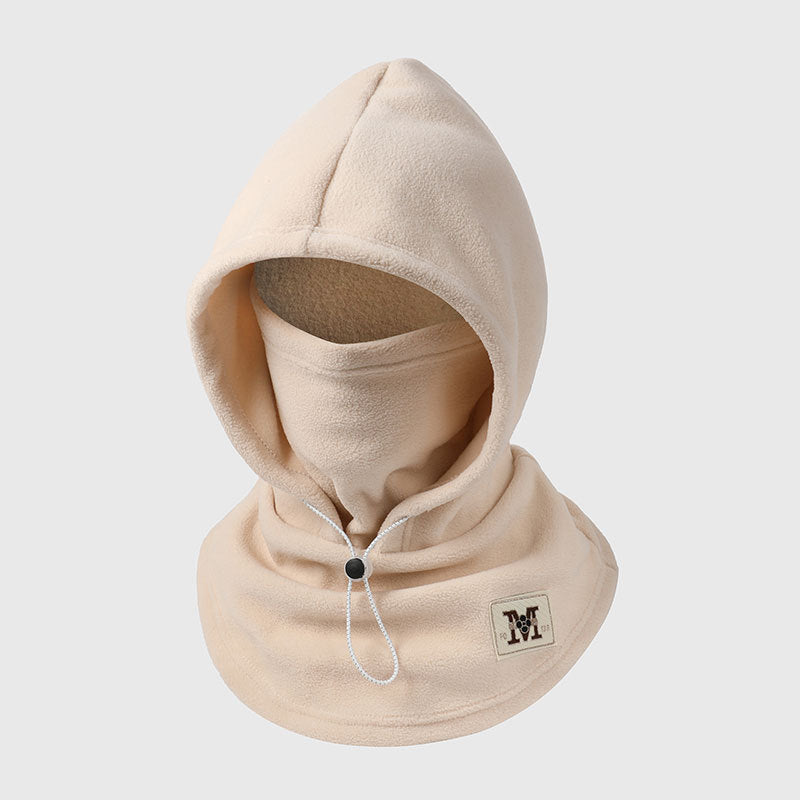 One-piece Flannel Warm Mask Hat for Cycling