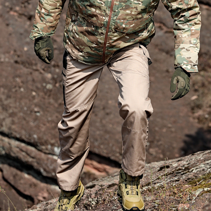 Men's Wear-Resistant Multi-Pocket Outdoor Training Pants