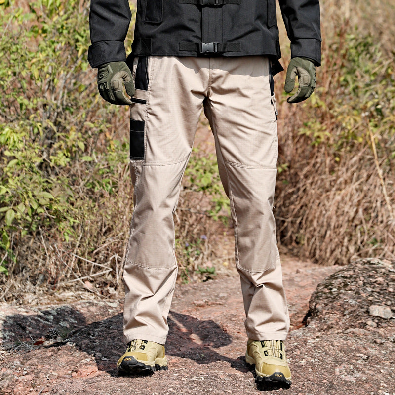 Men's Wear-Resistant Multi-Pocket Outdoor Training Pants