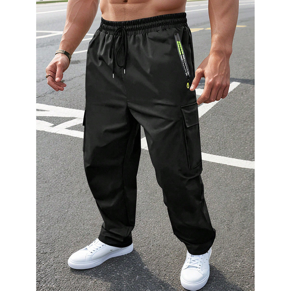 Men's Loose Straight-Leg Workwear Casual Pants