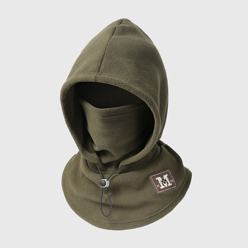 One-piece Flannel Warm Mask Hat for Cycling