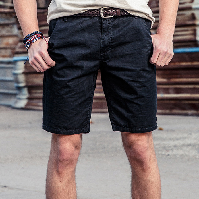 Men's Casual Loose Outdoor Multi-Pocket Shorts, back view