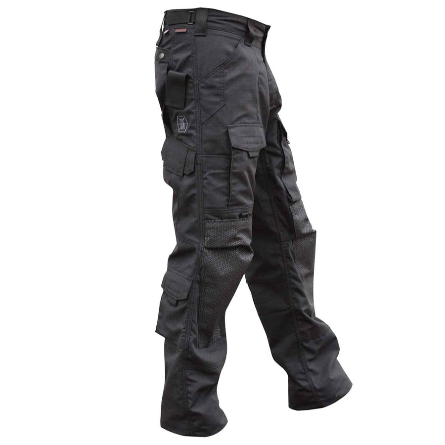 Raider Tactical Cargo Pants — Multi-Pocket (Black)