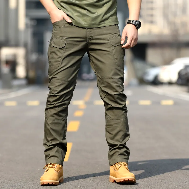 Men's Tactical Waterproof Cargo Pants, waist detail