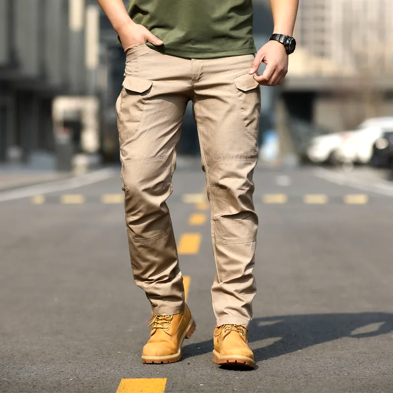 Men's Tactical Waterproof Cargo Pants, front view
