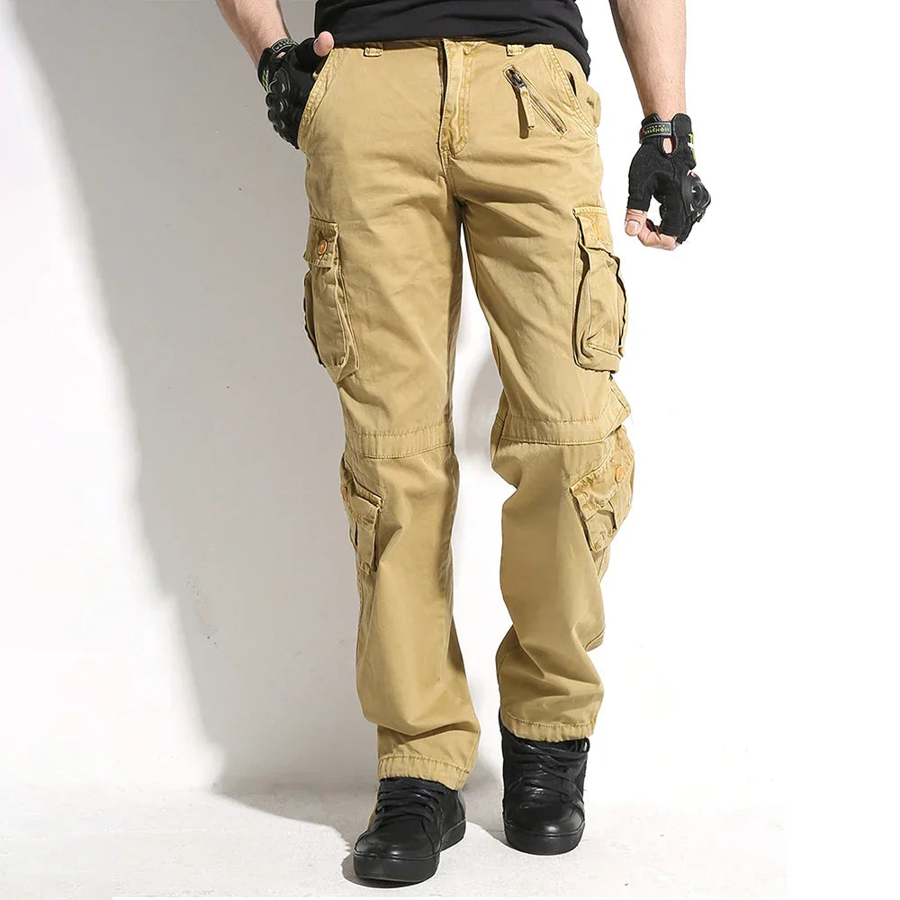 Men's Camo Multi-Pocket Cargo Pants