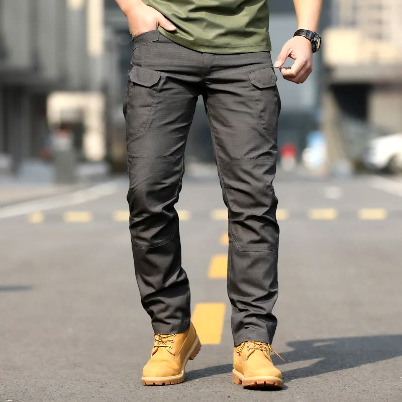 Men's Tactical Waterproof Cargo Pants, size and color chart