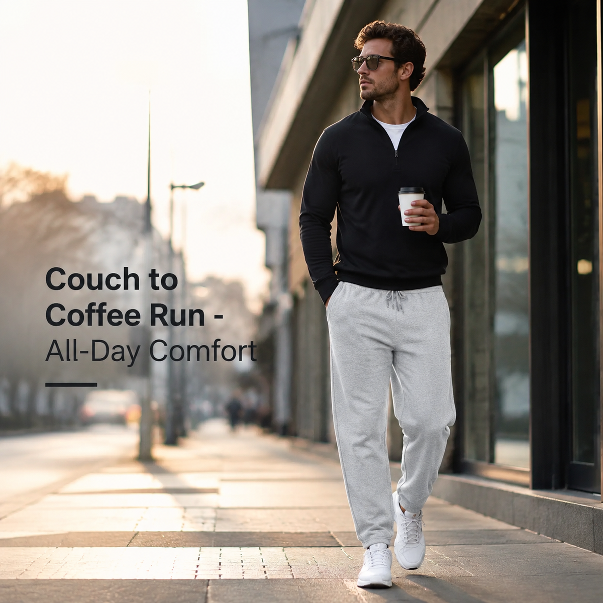 Men's Heavyweight Fleece Sweatpants 3-Pack Open Bottom Comfortable Fit