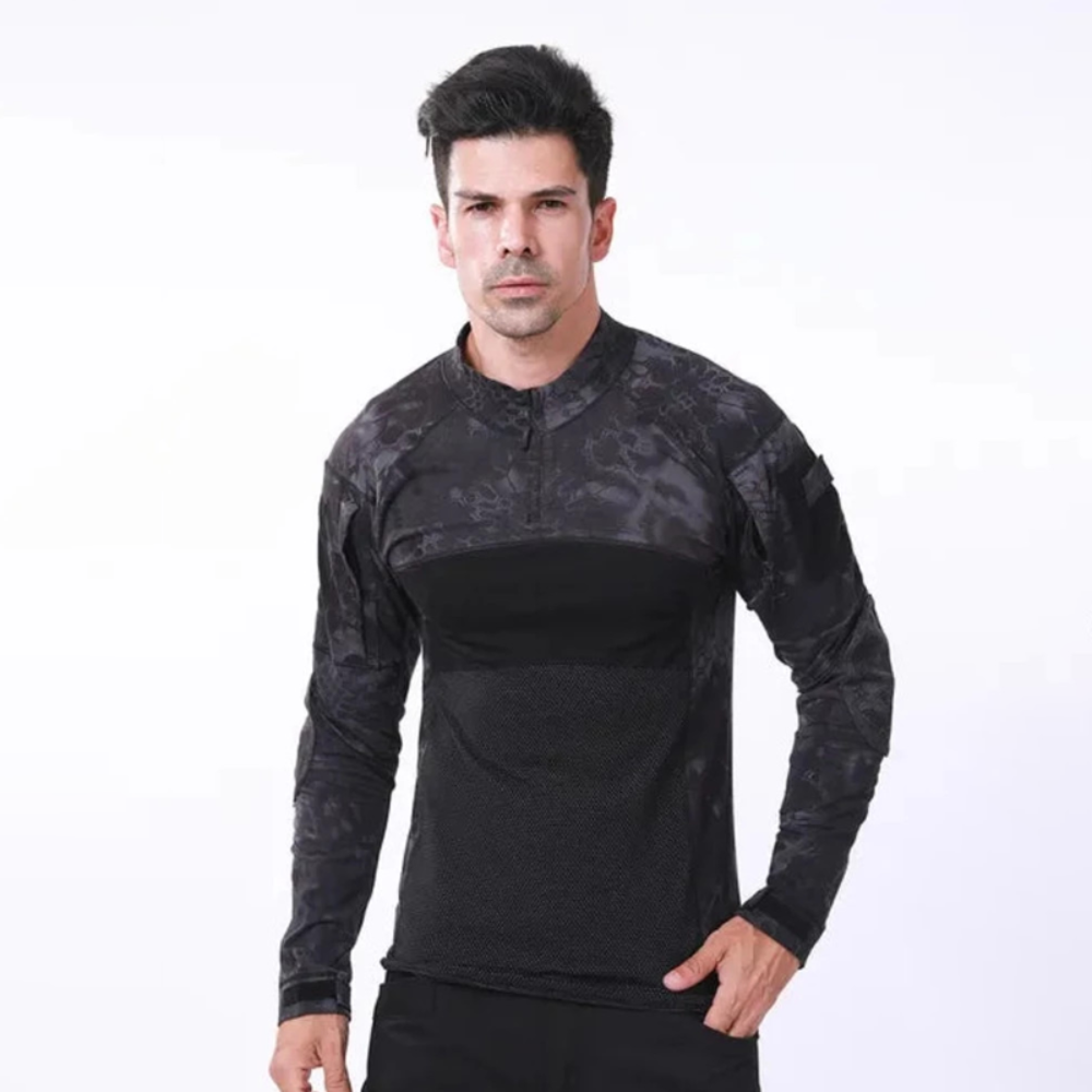 Elbrus Quick-Dry Thermal Long Sleeve Hiking Shirt, side view