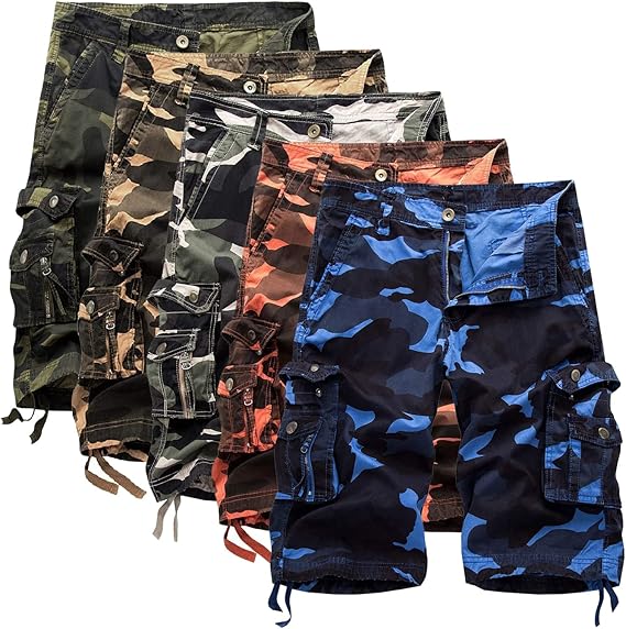 Vortrail Outdoor Camo Cargo Shorts