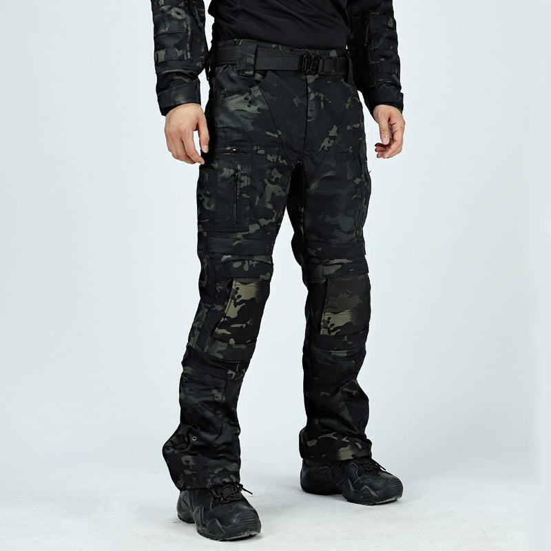 Men's Military Combat Wear-Resistant Pants, back view