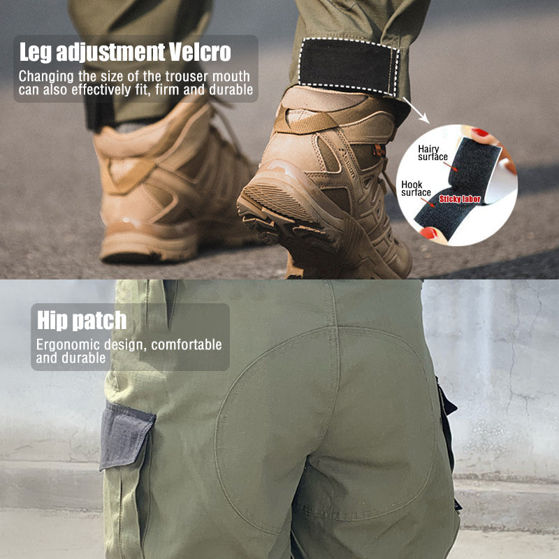 Men's Waterproof Ripstop Tactical Cargo Pants