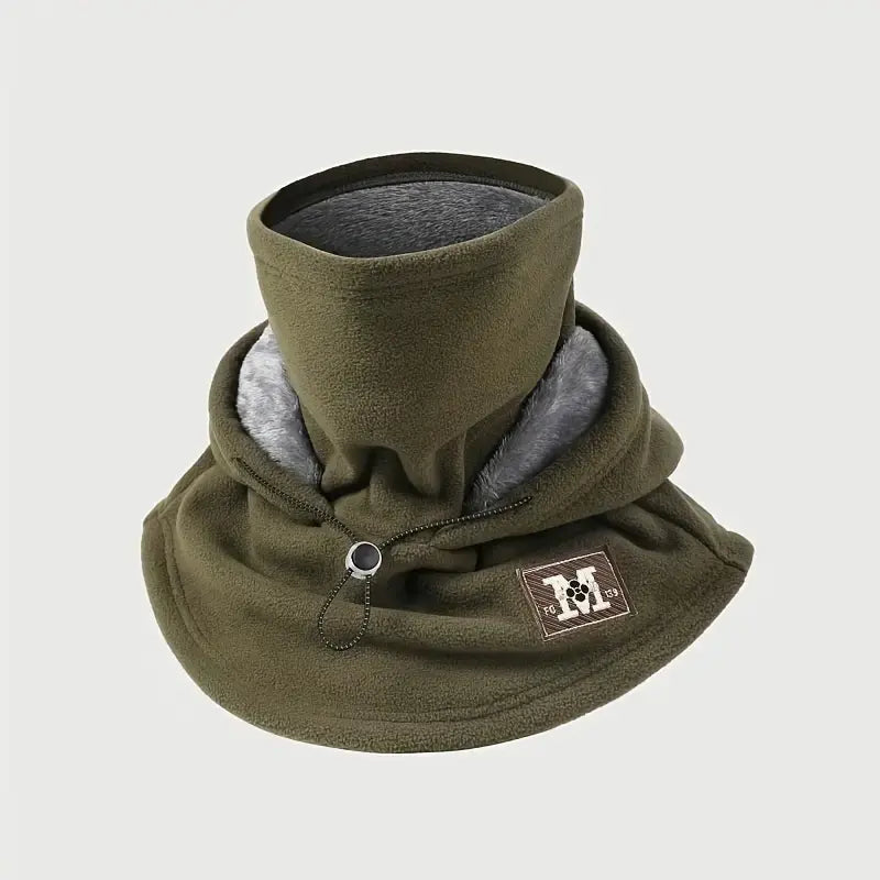One-piece Flannel Warm Mask Hat for Cycling