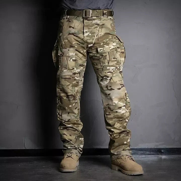 Men's Tactical Waterproof Ripstop Work Pants, back view