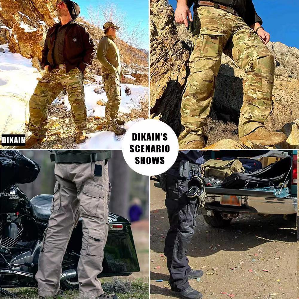 Raider Tactical Cargo Pants — Multi-Pocket (Grey)