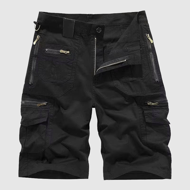 Men's Multi-Pocket Cargo Shorts, pocket detail