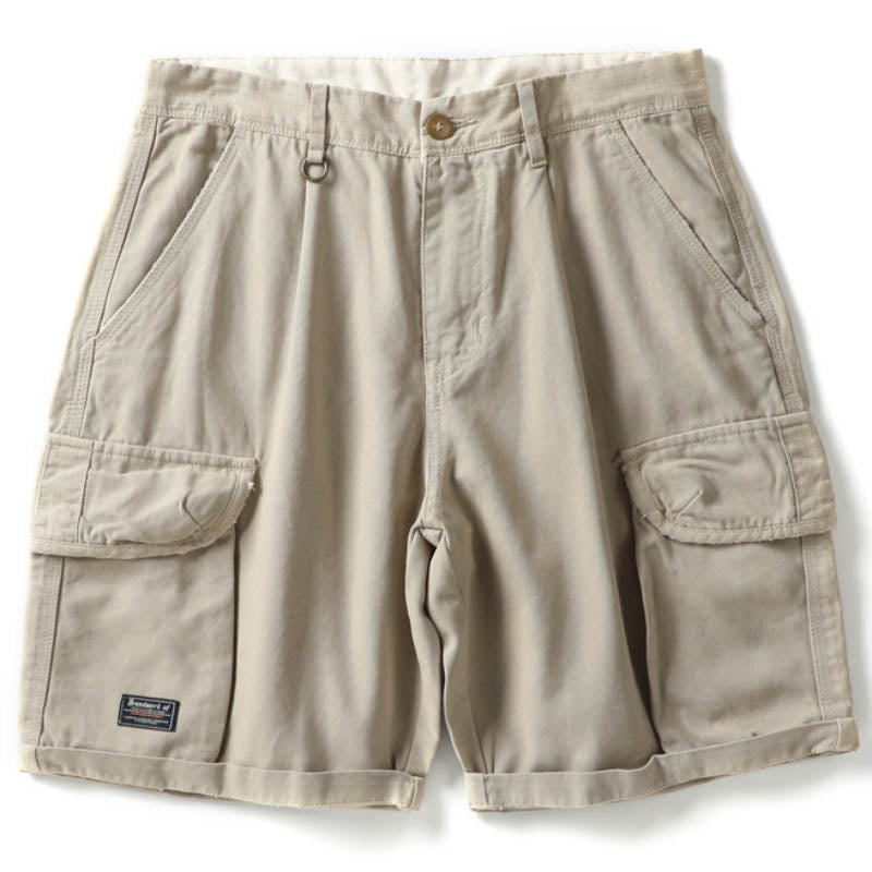Men's Casual Workwear Solid Color Shorts, size and color chart
