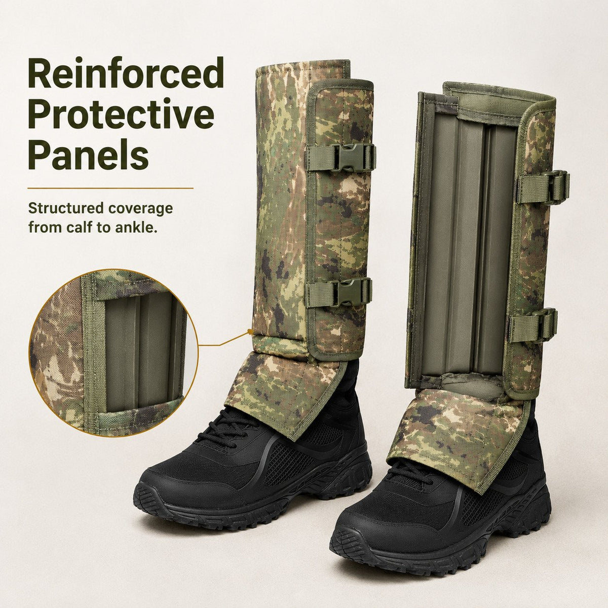 Snake Guard Gaiters – Puncture-Resistant Leg Protection for Hunting & Hiking