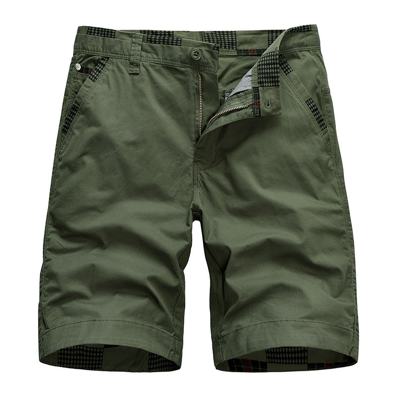 Men's Loose Solid-Color Shorts, styling detail